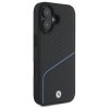 BMW BMHMP16S23RDCLK iPhone 16 6.1       czarny/black hardcase Sign Leather Textured And Line MagSafe